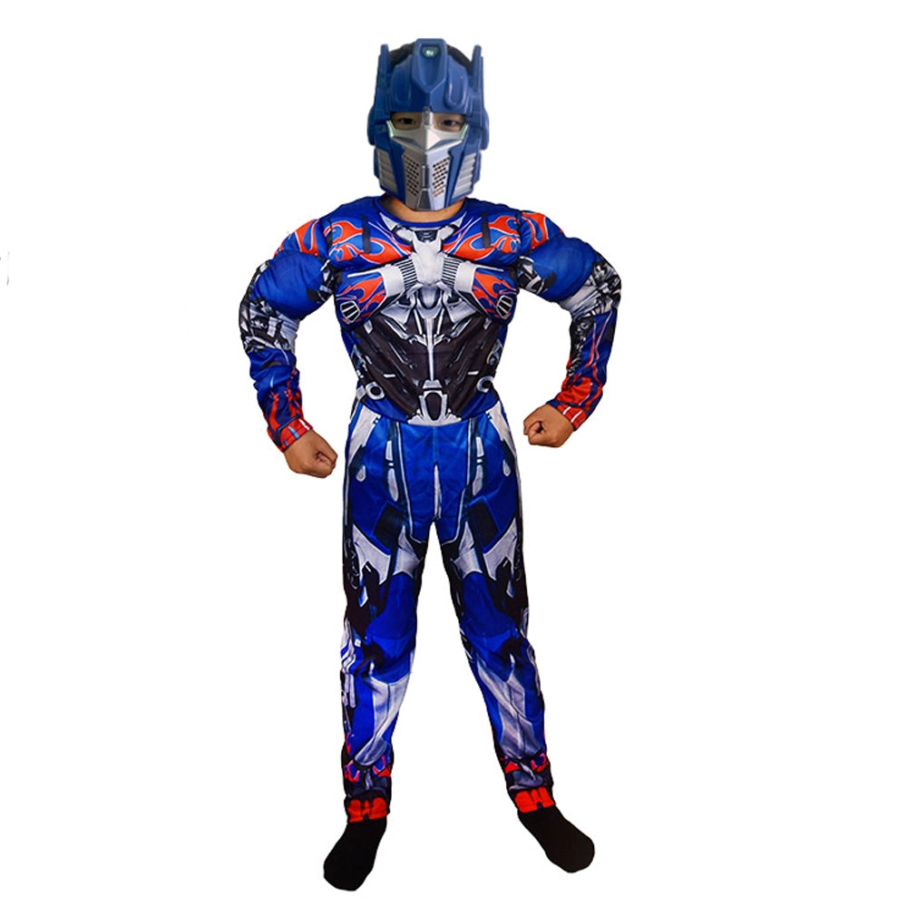 Panoplie bleue Optimus Prime pour enfant avec casque intégral