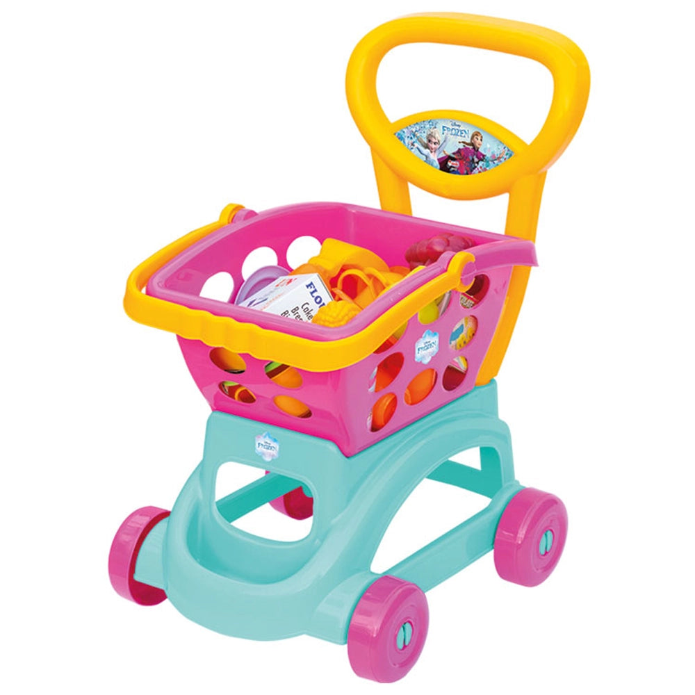 Chariot Courses Frozen avec Accessoires 24 Pièces
