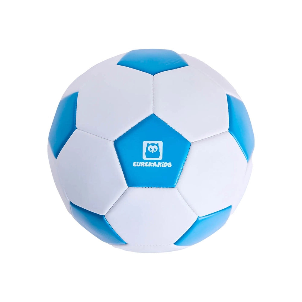 Ballon Football Enfant 22cm Blanc Bleu