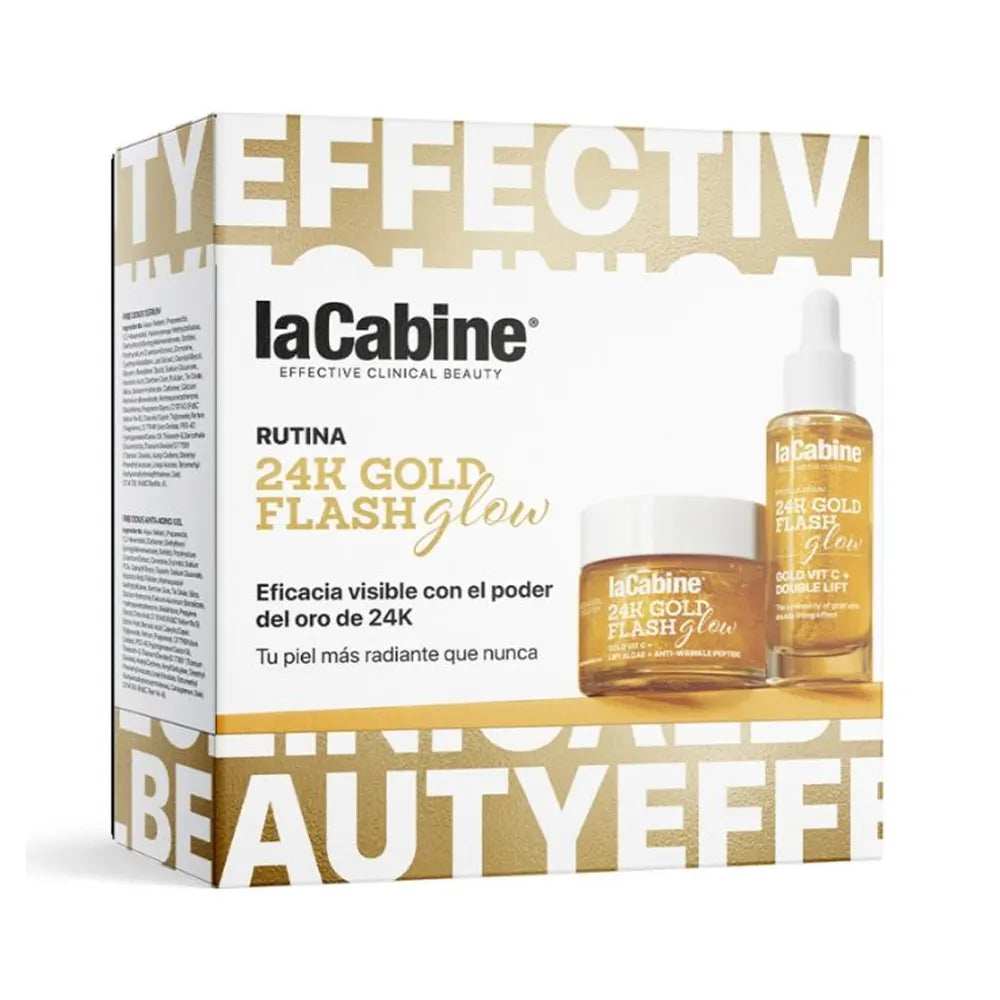Coffret La Cabine 24K : sérum et crème visage