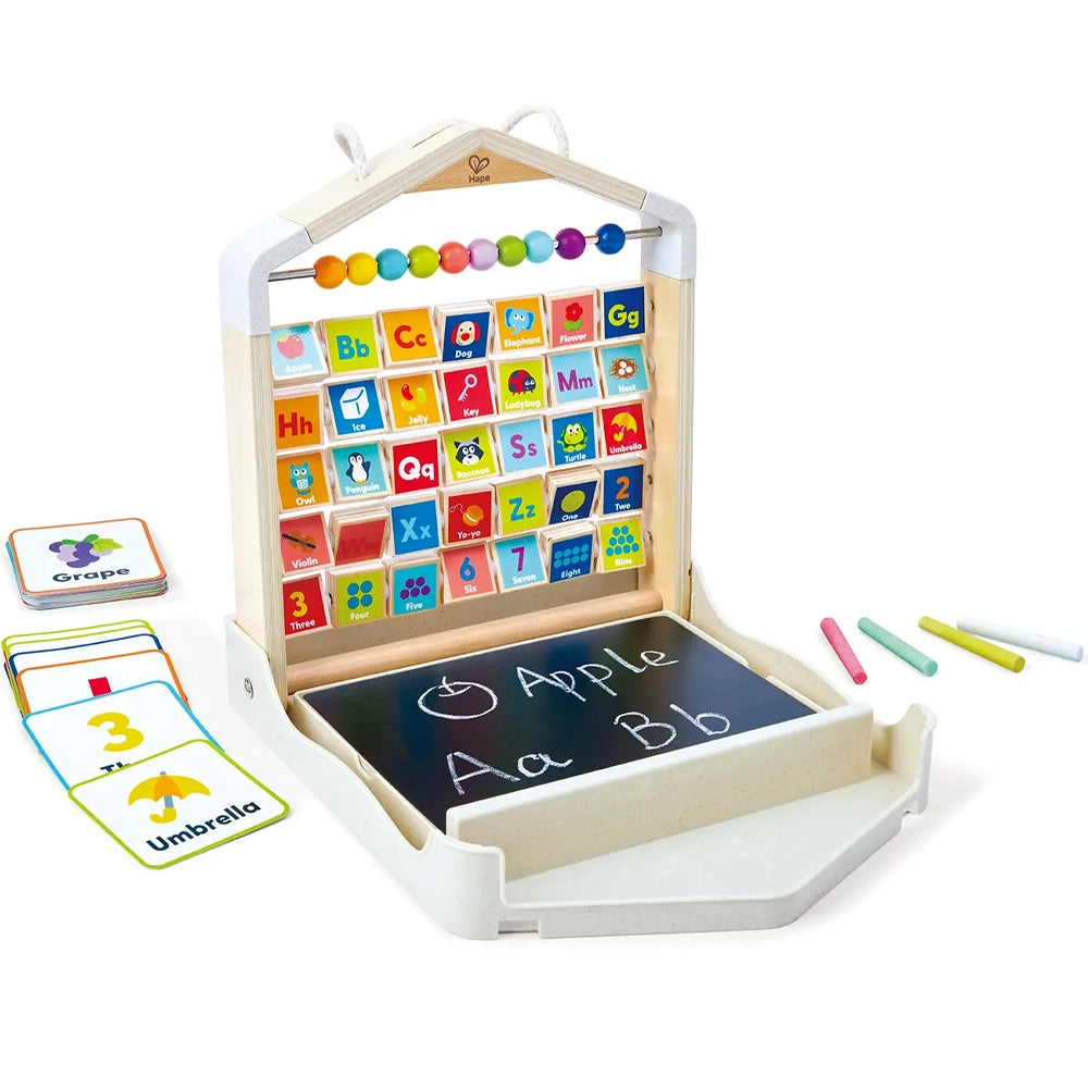 Coffret Éducatif Alphabet & Chiffres Bois 3-6 ans