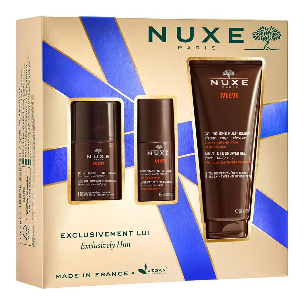 Coffret NUXE Men avec trois soins pour homme