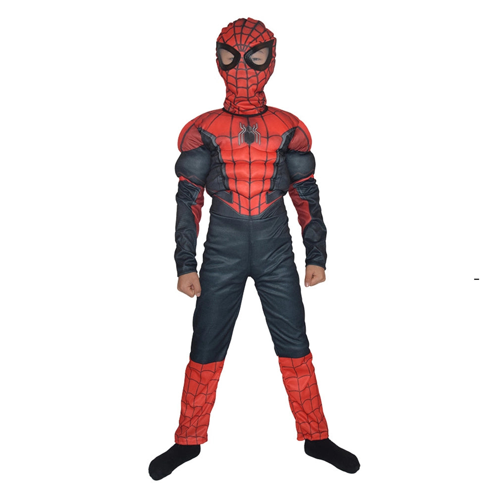 Costume enfant Spider-Man avec combinaison rembourrée