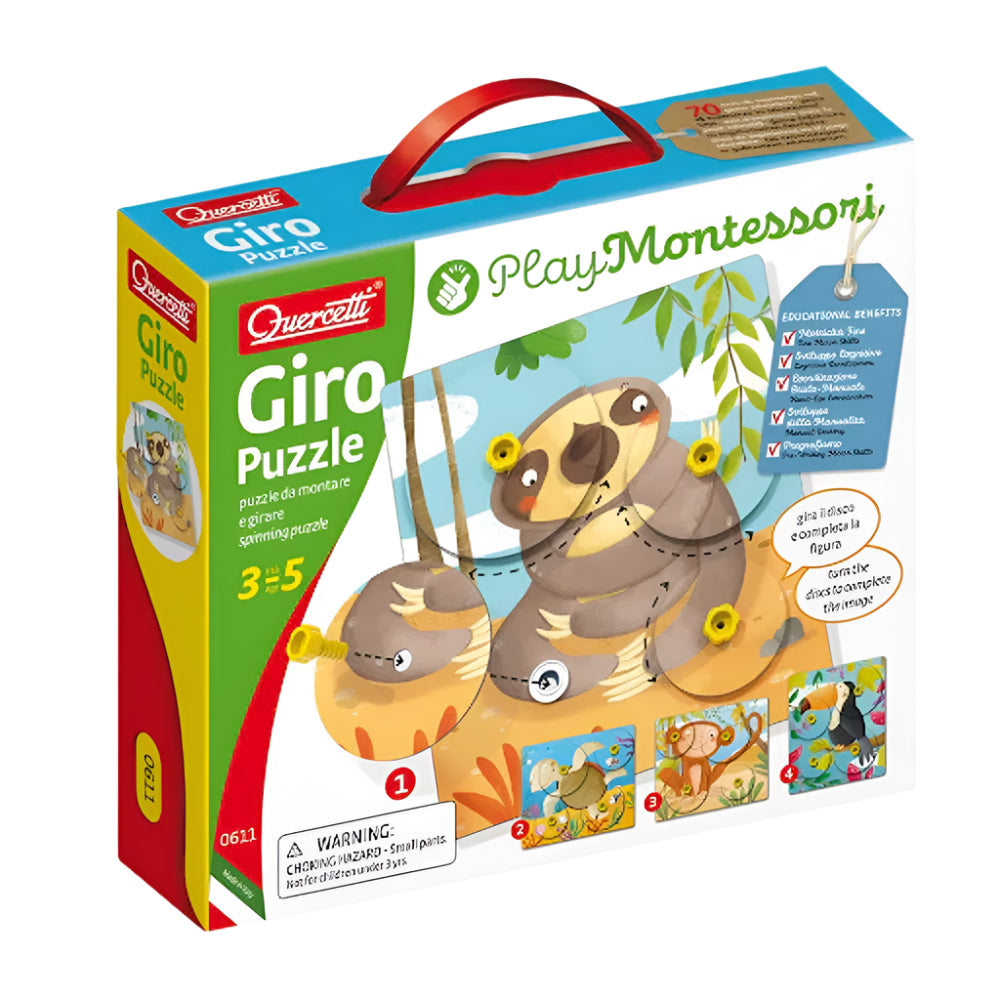Puzzles tournants d’animaux Giro, dès 3 ans