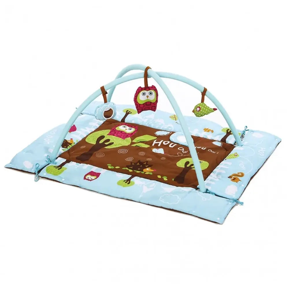 Tapis d’éveil Petit Bois des Hiboux avec arches amovibles