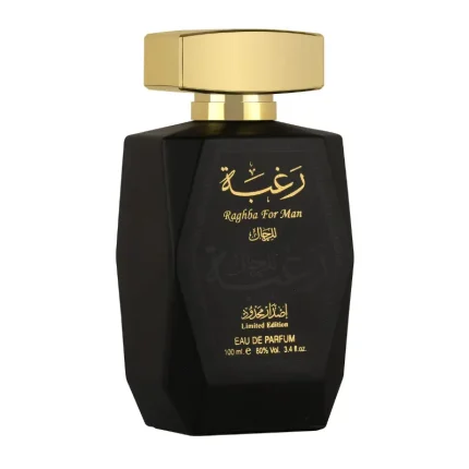 Raghba For Men de Lattafa, parfum homme 100 ml