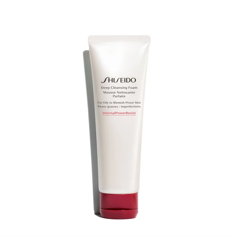 Mousse nettoyante profonde Shiseido, peau grasse à imperfections