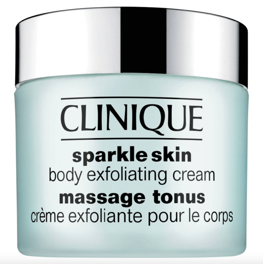 Crème exfoliante corps Sparkle Skin, massage tonus — Clinique