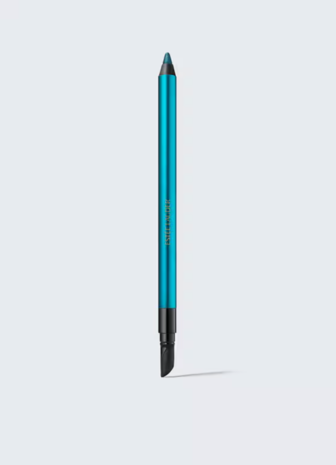 Turquoise en regard : crayon gel yeux à embout estompeur Estée Lauder