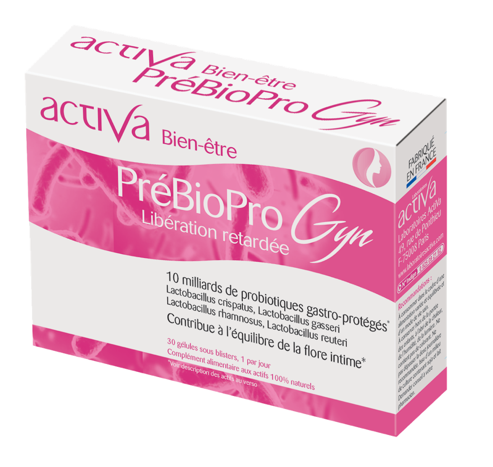 ACTIVA PréBioPro Gyn, complément à 4 souches de lactobacilles