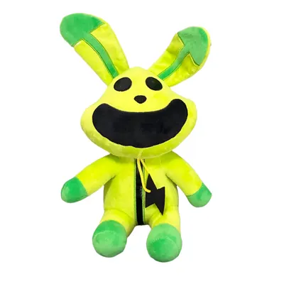 Peluche Smiling Critter jaune-vert, 25 cm