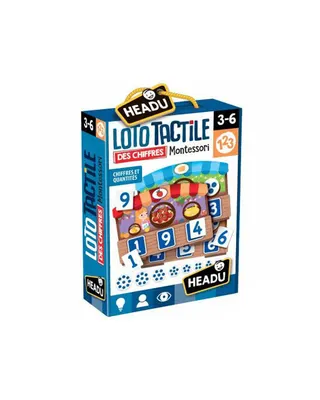 Loto tactile des chiffres et quantités, 3–6 ans