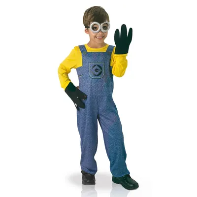 Minion en salopette : déguisement complet enfant