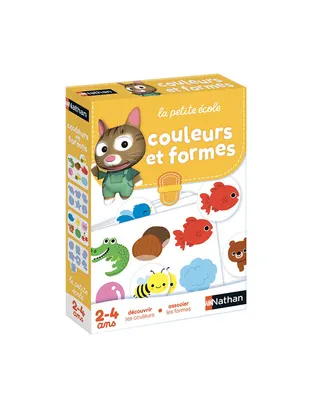 Jeu d’association des couleurs et silhouettes, 2–4 ans