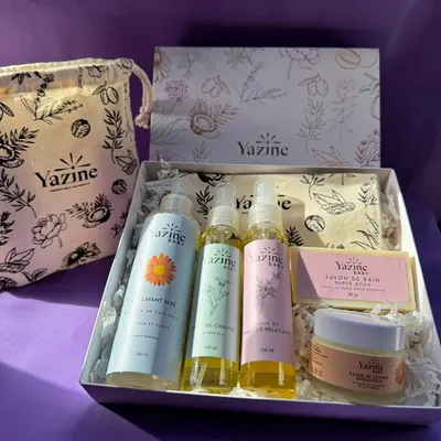 Premiers soins bébé : coffret de bienvenue Yazine