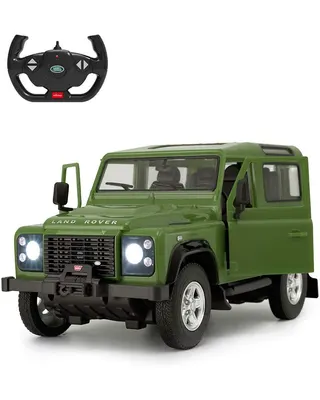 Land Rover Defender kaki radiocommandé avec remorque, 1:14