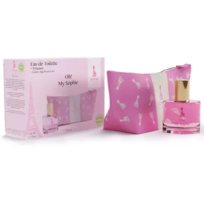 Coffret Oh! My Sophie : Eau de Toilette Fruitée et Trousse Rose