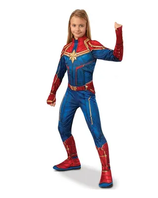 Déguisement enfant bleu et rouge à étoile dorée, taille 5-6A