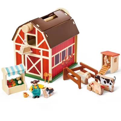 La Grange des Petits Fermiers, jeu en bois dès 3 ans