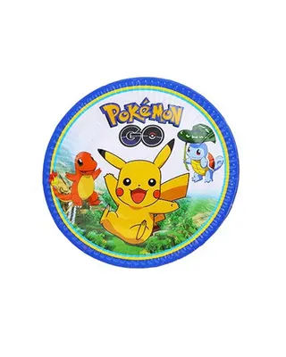Pokémon GO à table : 10 assiettes rondes en papier
