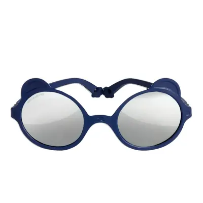 Lunettes ourson bleu marine à verres miroir, 1–2 ans