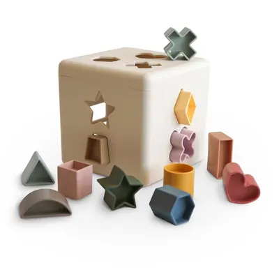Boîte à formes aux découpes assorties, 12 formes dès 10 mois