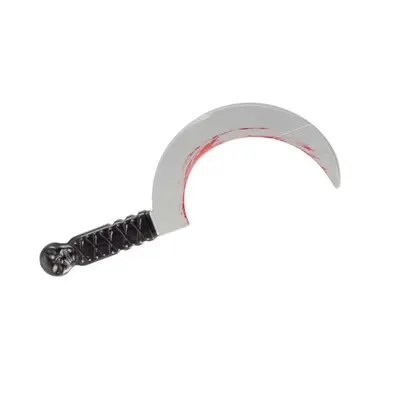 Faux de déguisement à lame courbe, 35 cm
