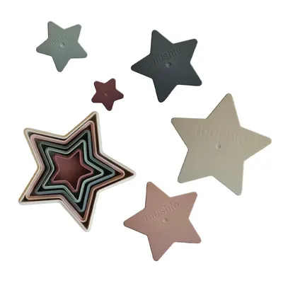 Étoiles gigognes pastel pour l’éveil, dès 10 mois