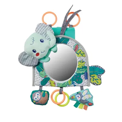 Miroir d’éveil jungle à suspendre avec éléphant, dès 0 mois