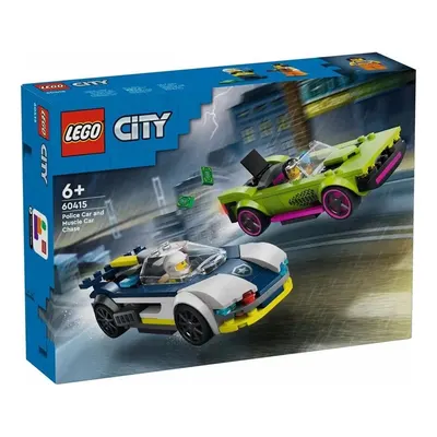 LEGO City : poursuite entre voiture de police et muscle car, 6+