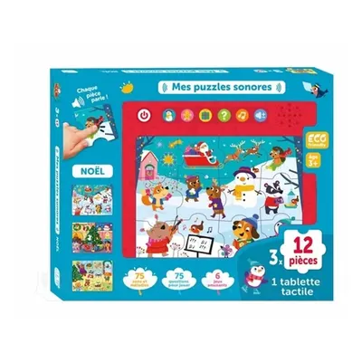 Noël en sons : coffret de trois puzzles interactifs 3 ans+