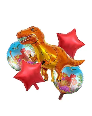 Les dinos prennent la fête : assortiment de 5 ballons