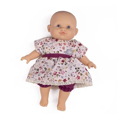 Noa, poupée parfumée à la vanille en robe fleurie