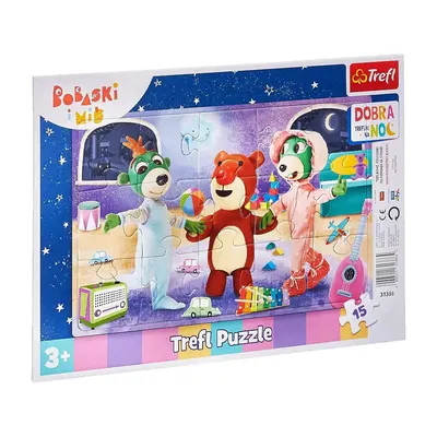 La nuit en famille : puzzle 15 pièces dès 3 ans