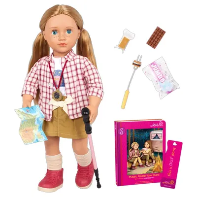 Shannon, poupée articulée 46 cm avec livre et accessoires