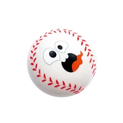 Balle Mousse Rebondissante Baseball Rigolo 6,75cm