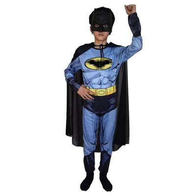 Costume de justicier Batman pour enfant avec cape et masque