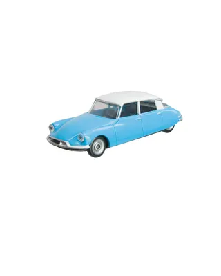 DS 19 bleu ciel, voiture miniature de collection