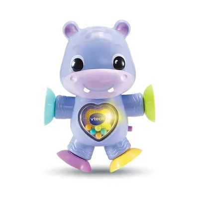 Théo, l’hippopotame à ventouses et cœur lumineux 3–24 mois