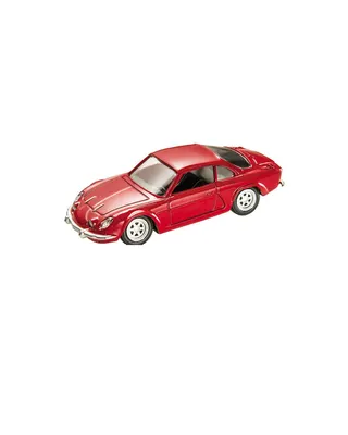 Renault T Alpine rouge, miniature vintage à collectionner