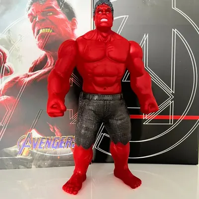 Figurine Hulk Rouge articulée 23 cm, dès 3 ans