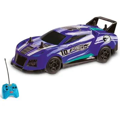Hot Wheels Race Team violette : voiture RC de 15,5 cm