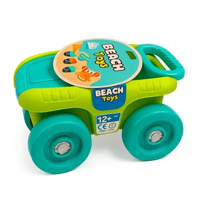 Camion Porteur Plage Turquoise et Vert 12M+