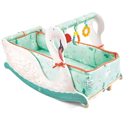 Bascule Cygne Évolutive 2 en 1 Bébé 6-36 Mois