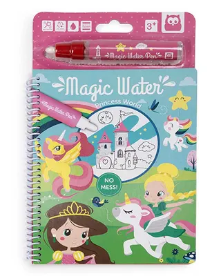 Cahier Magique à Eau Princesse 4 Pages 3 Ans+
