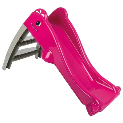 Toboggan rose à motif marin, dès 24 mois