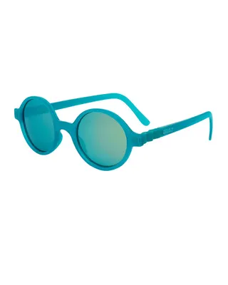 Lunettes RoZZ bleu lagon, rondes et polarisées, 6–9 ans