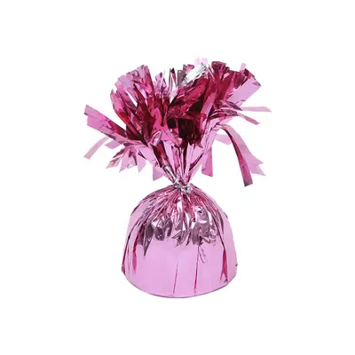 Poids rose à franges pour ballon