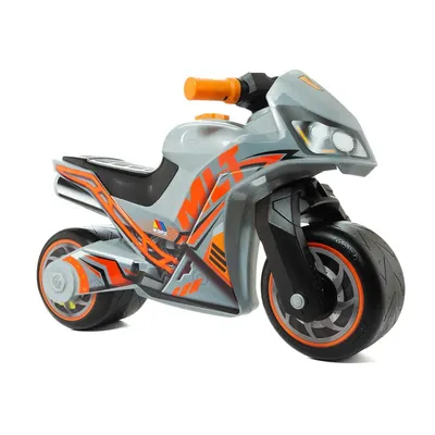 Porteur Moto Cross Tout-Terrain Gris Orange 18M+