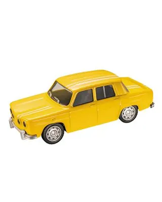 Renault 8 Gordini : berline miniature jaune